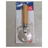 Good Cook Pizza Wheel Cutter with Wooden Handle