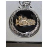 Steam Locomotive Pocket Watch