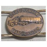 Koch Oil Company Transportation Belt Buckle