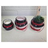 Ceramic Snowman decor Set of 3