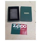Black Matte Zippo Lighter with Box