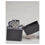Black Matte Zippo Lighter with Box