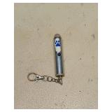 Blue Paw Print Pet Laser Pointer Keychain