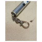 Blue Paw Print Pet Laser Pointer Keychain