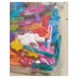 Colorful Plastic Hair Clips Set
