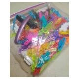 Colorful Plastic Hair Clips Set