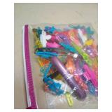 Colorful Plastic Hair Clips Set