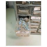 Industrial Parts Storage Organizers - Metal and Blue Drawer Sets