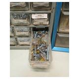 Industrial Parts Storage Organizers - Metal and Blue Drawer Sets