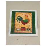 Farm Scene Rooster tile
