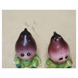 Anthropomorphic Egg Salt and Pepper Shakers