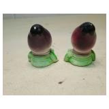 Anthropomorphic Egg Salt and Pepper Shakers