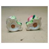 Anthropomorphic Egg Salt and Pepper Shakers