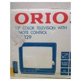 Orion 13-inch Color TV Model 329 with Remote, in original box