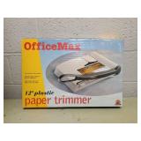 OfficeMax 12-inch Plastic Paper Trimmer