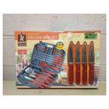 Gourmet Traditions 22-Piece Portable BBQ Tool Set