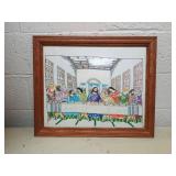 Last Supper Embroidered Wall Art