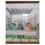 Last Supper Embroidered Wall Art