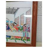 Last Supper Embroidered Wall Art