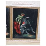 Mexican Matador and Bull Felt Paintings