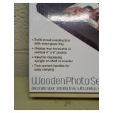 Treasure It Wooden Photo Serving Tray
