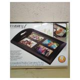 Treasure It Wooden Photo Serving Tray