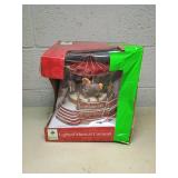 Holiday Seasons Musical Carousel with Lights