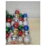 Holiday Style Ball Ornaments - 6 Count Tubes (8 tubes in total)