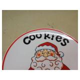 Cookies for Santa Christmas Plate