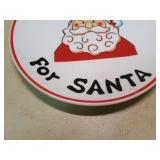 Cookies for Santa Christmas Plate