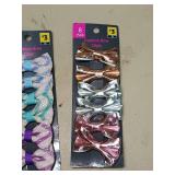 6-Pack Fashion Hair Bow Clips Set