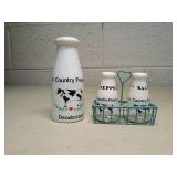 Country Fresh Kitchen Set with Turquoise Holder