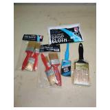 Paint Supply Bundle with Drop Cloth and Brush Set