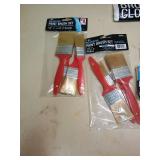 Paint Supply Bundle with Drop Cloth and Brush Set