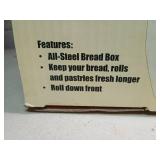 Retro Style Roll-Top Bread Box