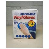 Extra Hands 100-Count Disposable Vinyl Gloves