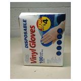 Extra Hands 100-Count Disposable Vinyl Gloves