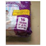 Bunnyhugs Large Size Diapers - 16 Count Pack
