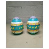 Decorative Easter Eggs with Duck Design candles