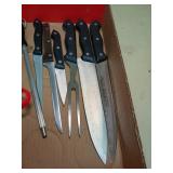 Professional Kitchen Knife Set with Scissors