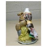 White Bird on Bamboo Decorative Figurine