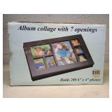 Home Style Photo Album with 7-Opening Collage Frame