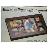 Home Style Photo Album with 7-Opening Collage Frame