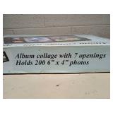 Home Style Photo Album with 7-Opening Collage Frame