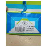 Hallmark Expressions Blue & Green Striped Gift Bags