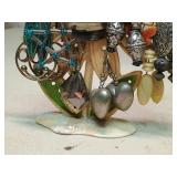 Decorative Earring Display Stand, with earrings