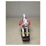 Holiday Rocking Horse with Toys Decorative Piece