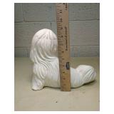 Maltese Dog Ceramic Figurine