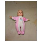 Baby Doll with Pink Floral Sleeper