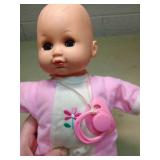 Baby Doll with Pink Floral Sleeper